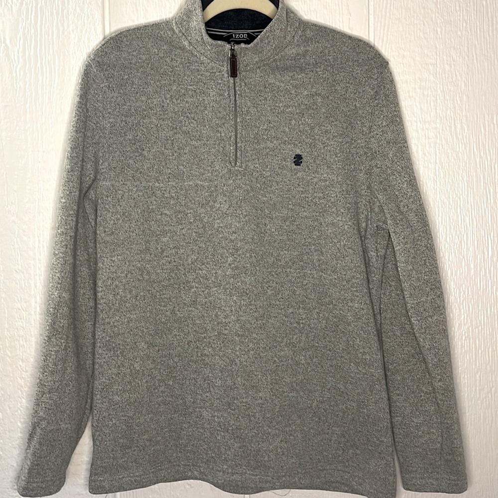 Large IZOD Silver quarter zip